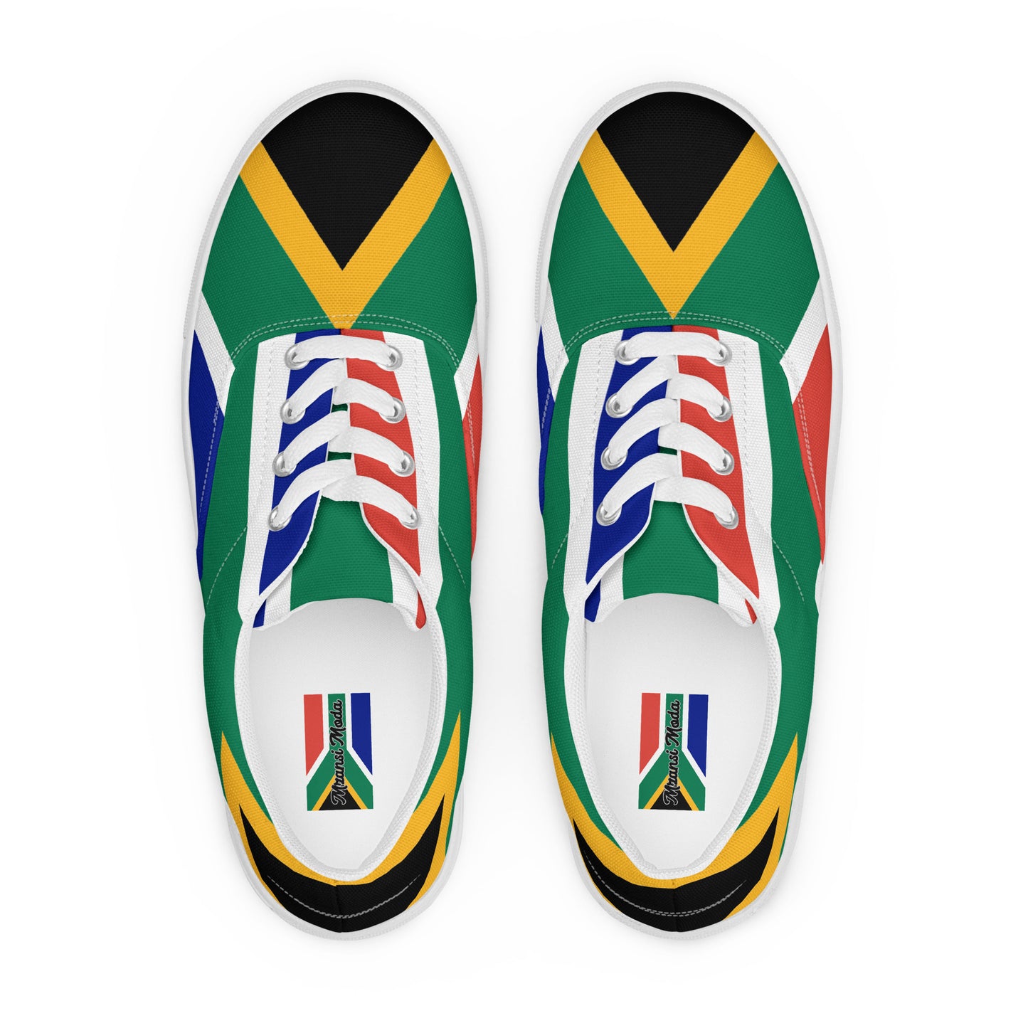 SA Flag Women’s lace-up canvas shoes