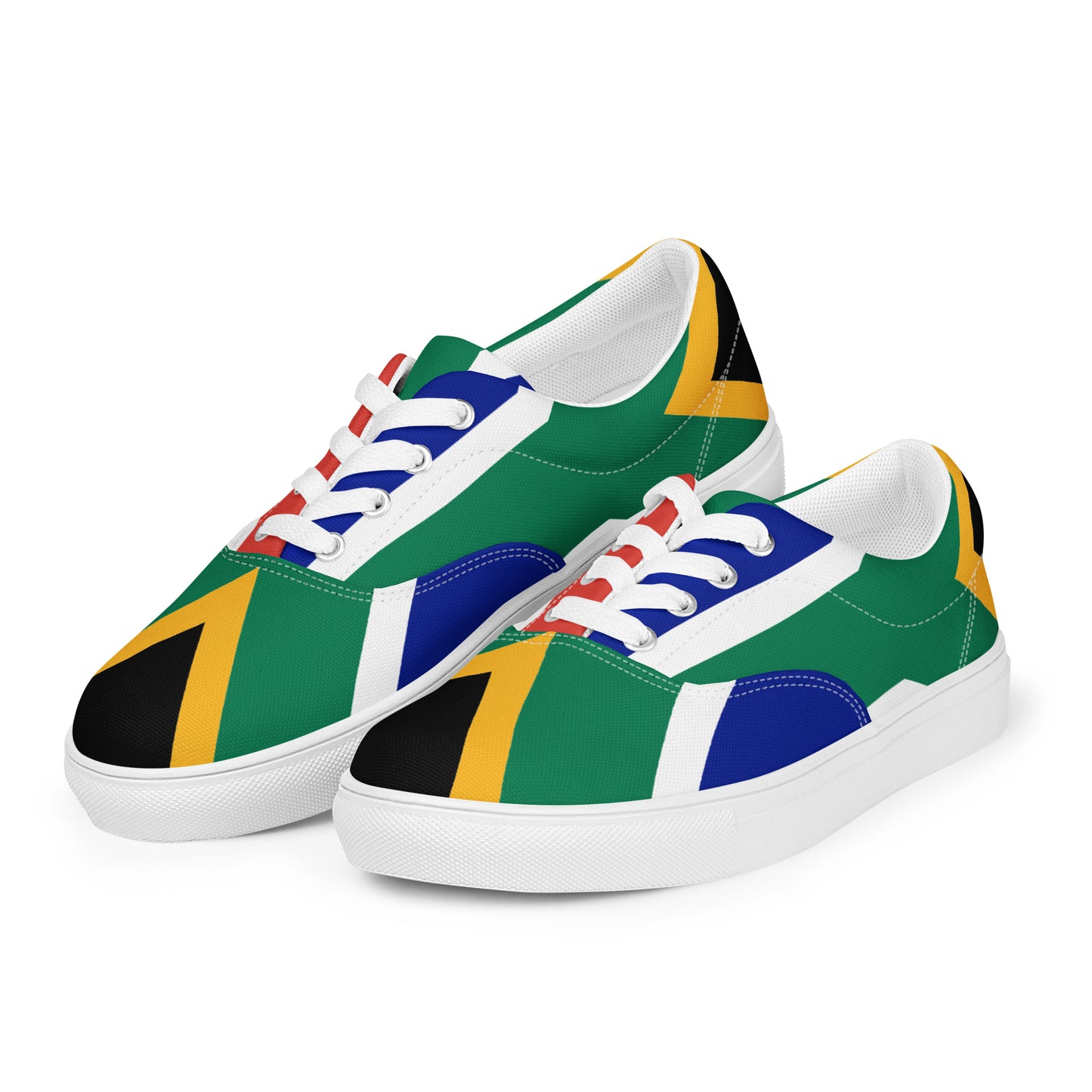SA Flag Women’s lace-up canvas shoes