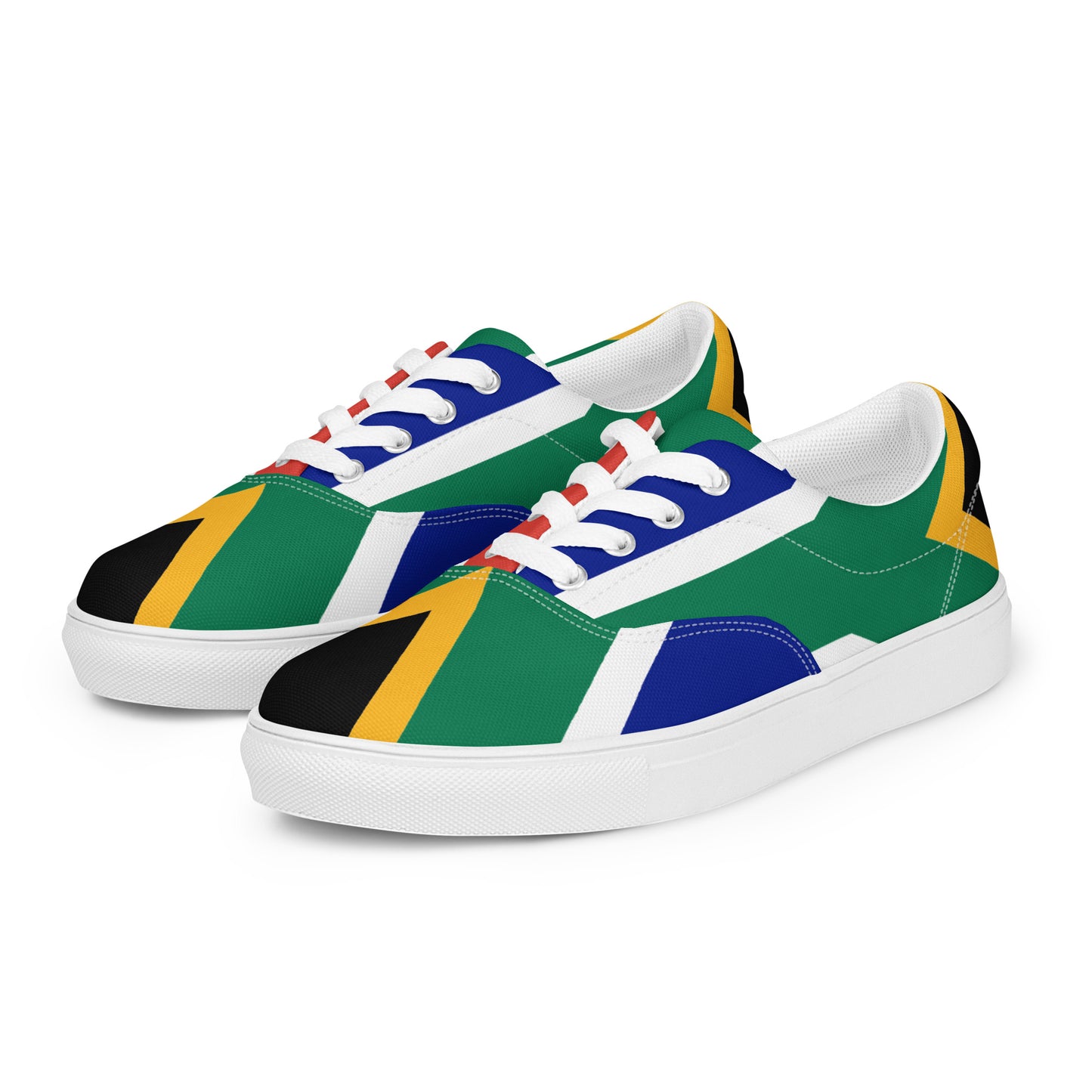 SA Flag Women’s lace-up canvas shoes