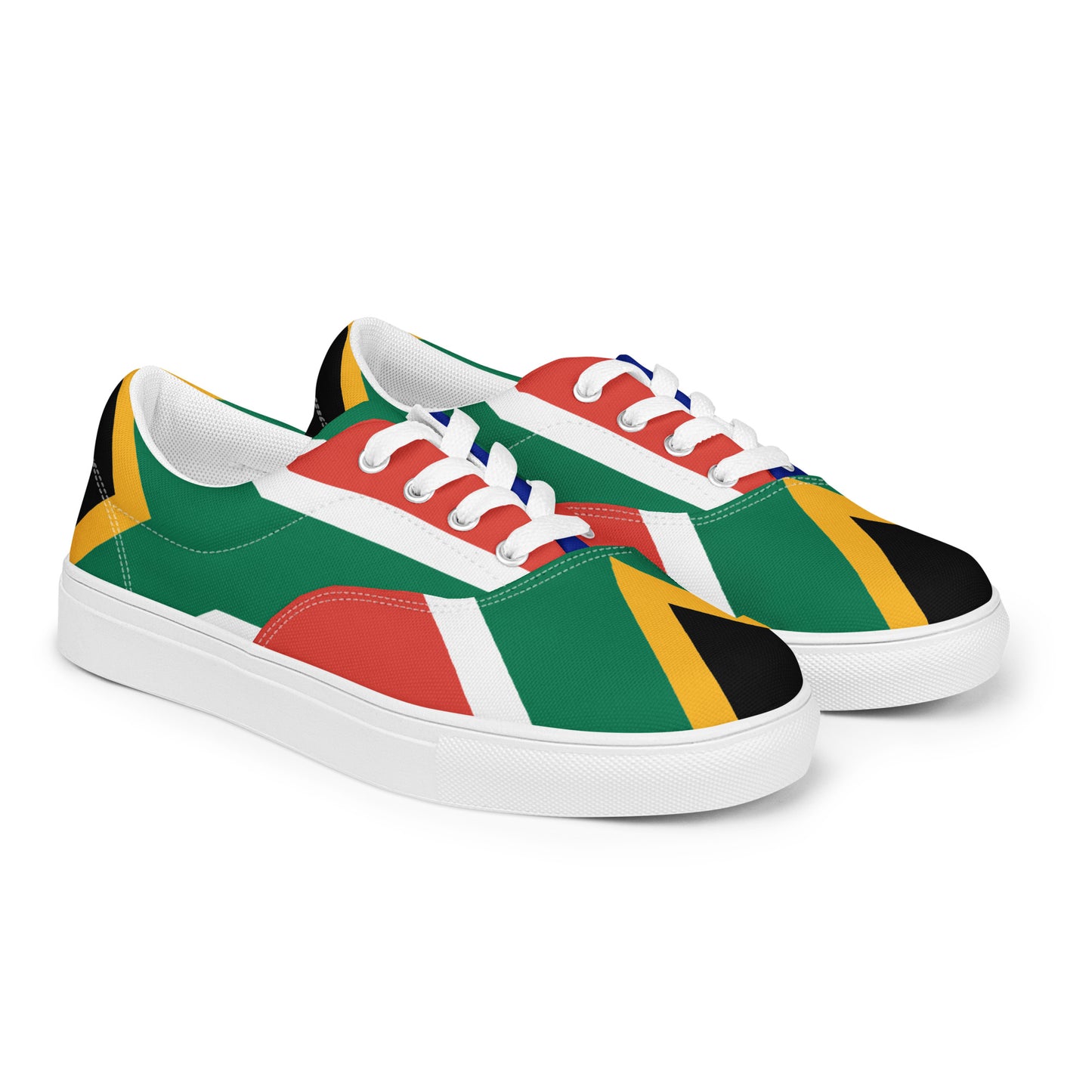 SA Flag Women’s lace-up canvas shoes