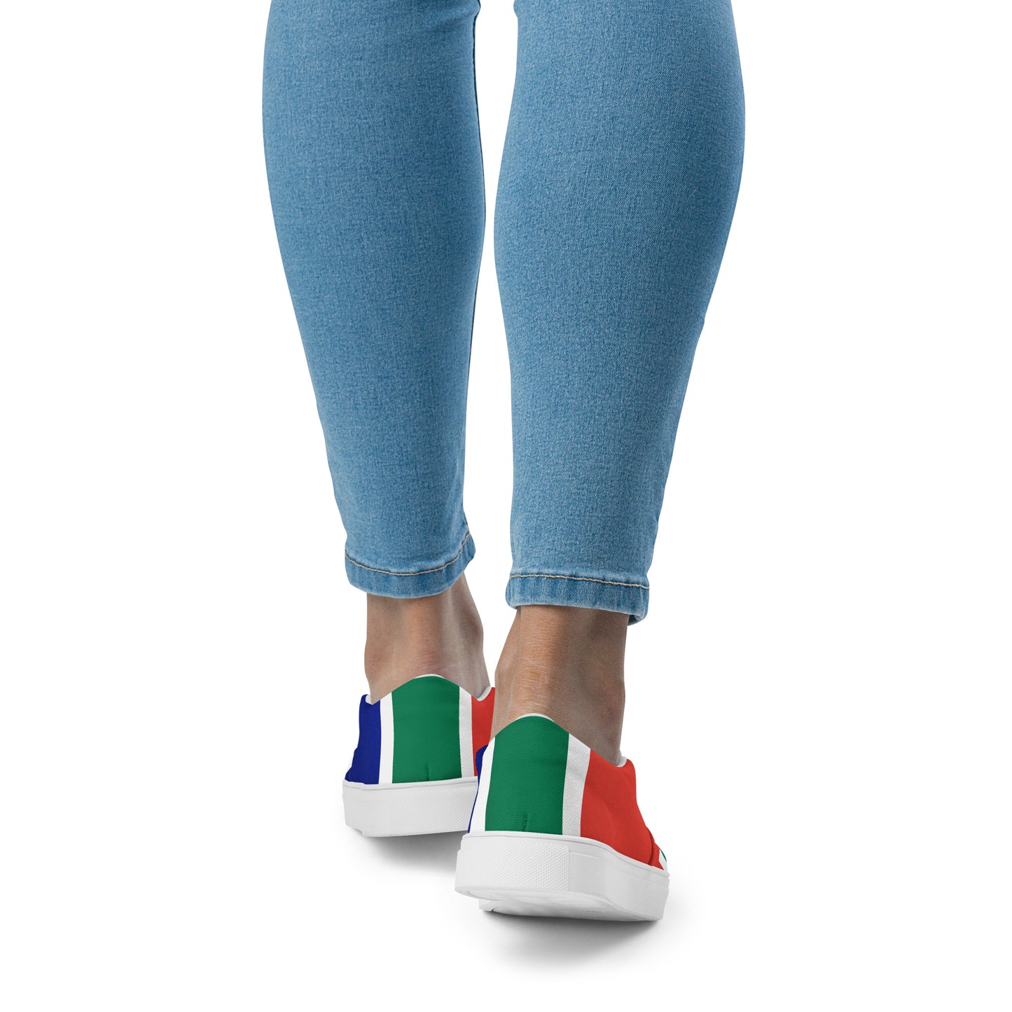 SA Flag Women’s slip-on canvas shoes