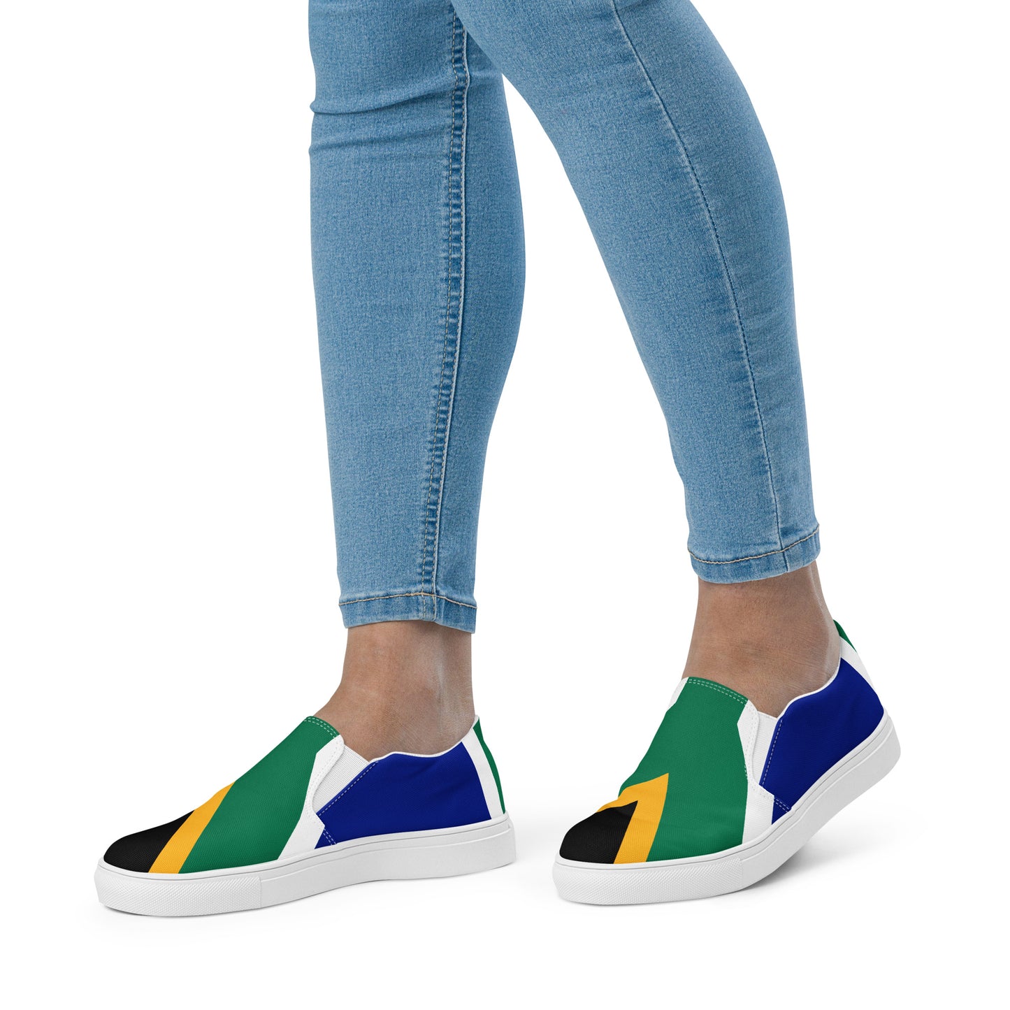 SA Flag Women’s slip-on canvas shoes