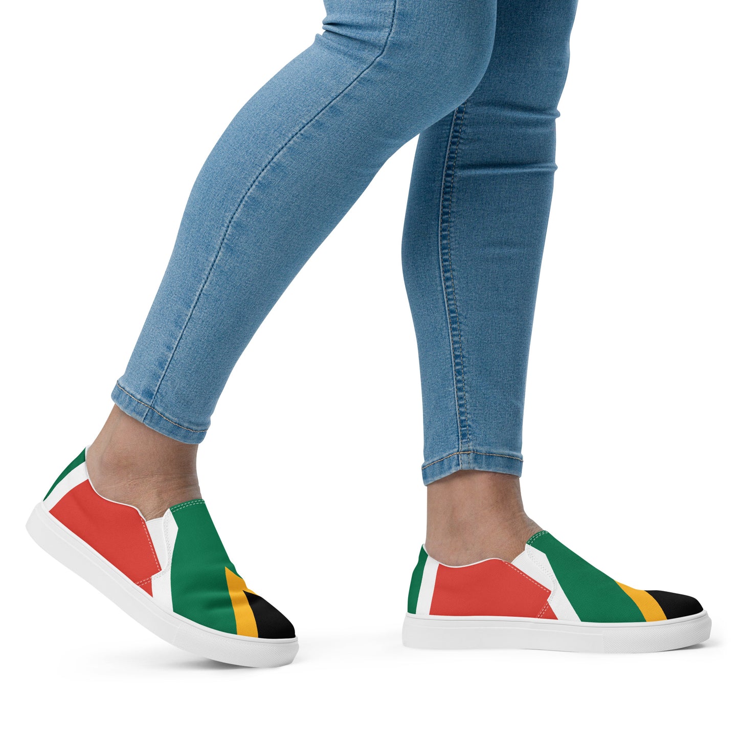 SA Flag Women’s slip-on canvas shoes