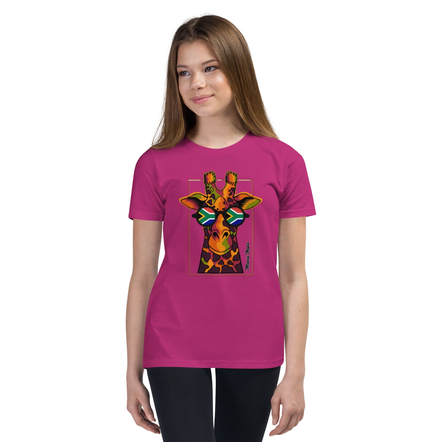 Giraffe SA Glasses Youth Short Sleeve T-Shirt