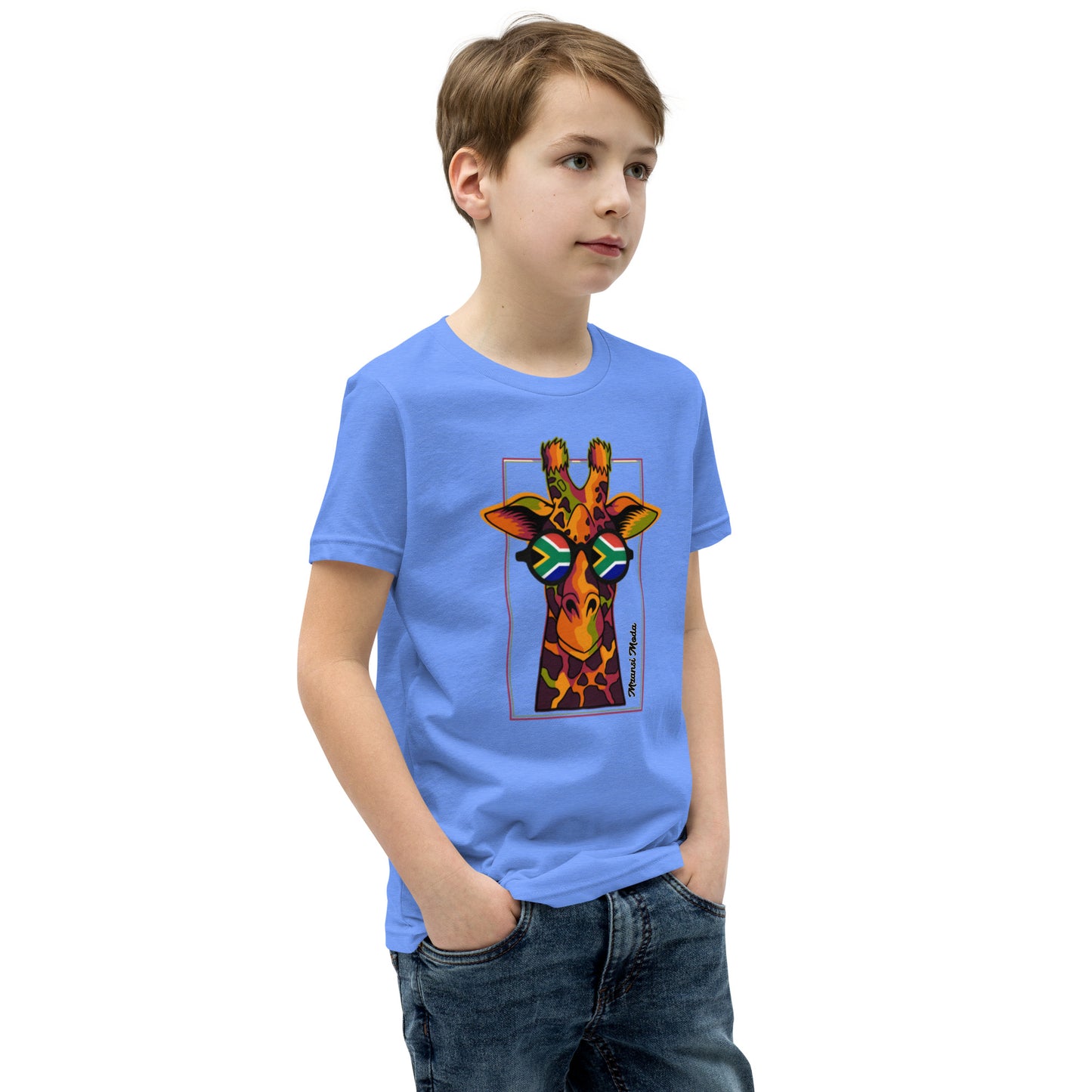 Giraffe SA Glasses Youth Short Sleeve T-Shirt