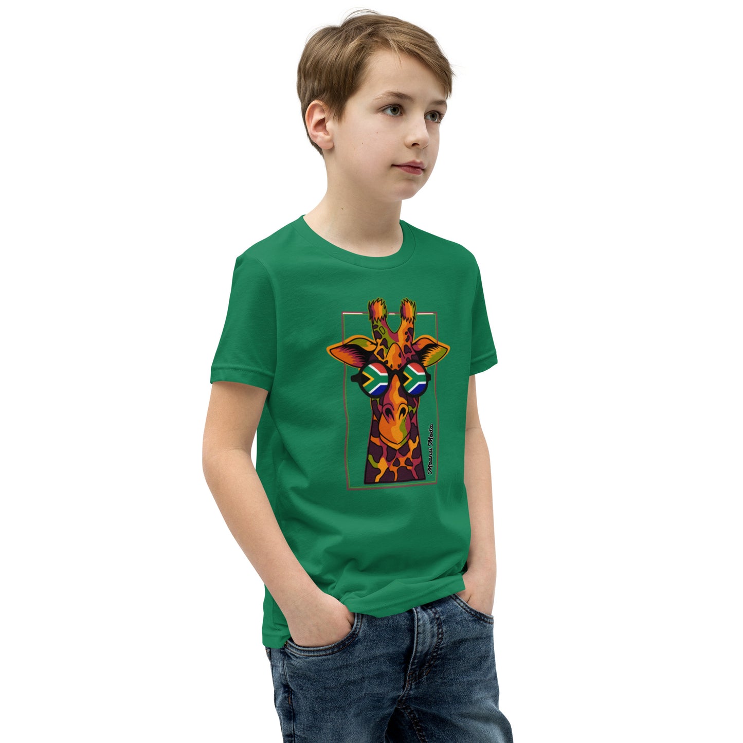 Giraffe SA Glasses Youth Short Sleeve T-Shirt