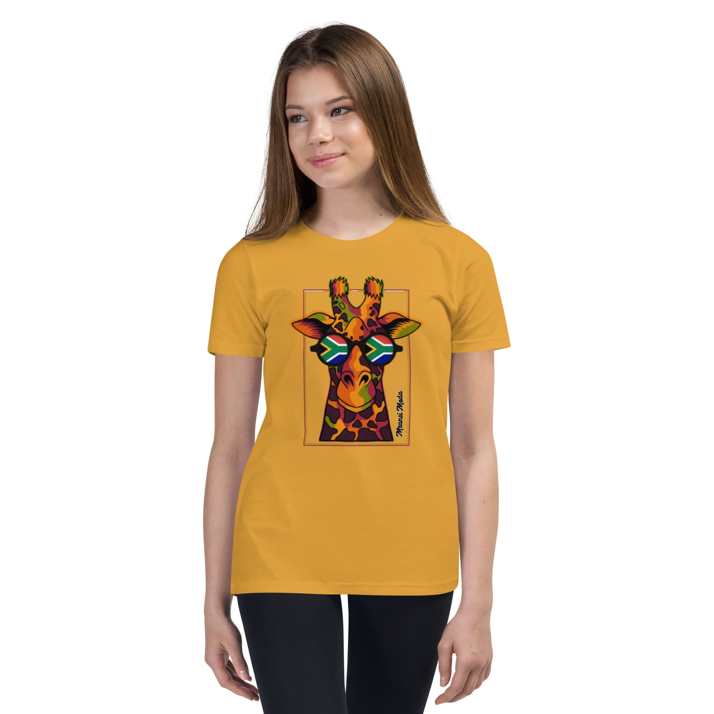 Giraffe SA Glasses Youth Short Sleeve T-Shirt