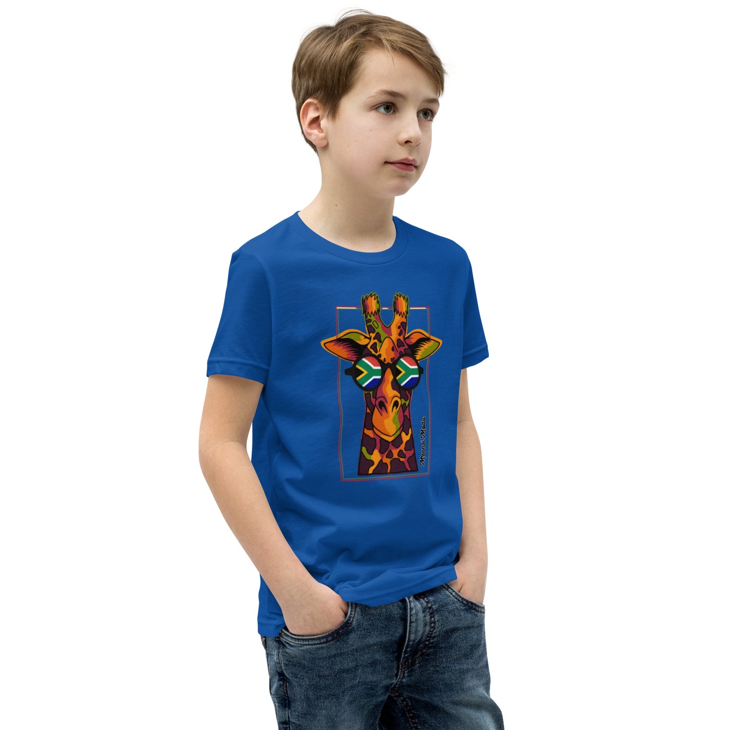 Giraffe SA Glasses Youth Short Sleeve T-Shirt